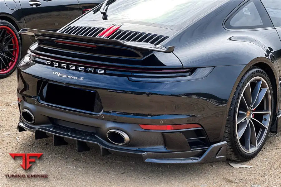 PORSCHE 911 / 992 CARRERA & TARGA & S & 4 & 4S SD-SPORT DESIGN MODEL BKSS STYLE REAR LIP BSD