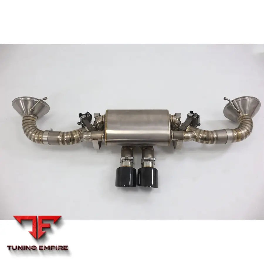 PORSCHE 911 992 GT3 4.0T TITANIUM CATBACK RAZOR EXHAUST WITH MUFFLER VALVE