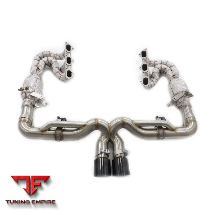 PORSCHE 911 992 GT3 STAINLESS STEEL RAZOR EXHAUST WITH MUFFLER VALVE