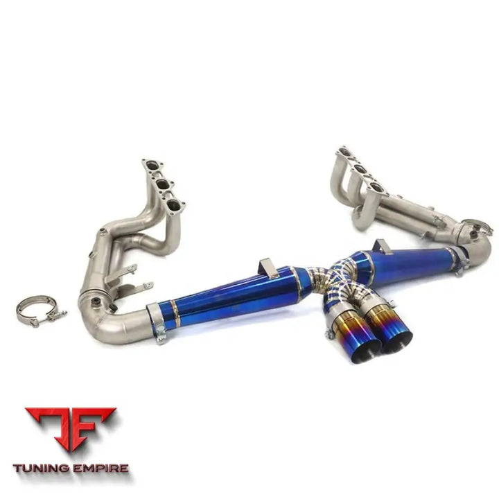 PORSCHE 911 992 GT3 TITANIUM RAZOR EXHAUST WITH MUFFLER VALVE