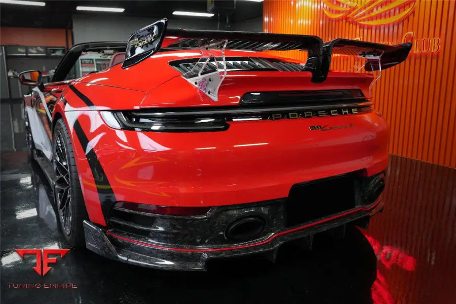 PORSCHE 911 / 992 TARGA & CABRIOLET TA STYLE TRUNK SPOILER WING BSD