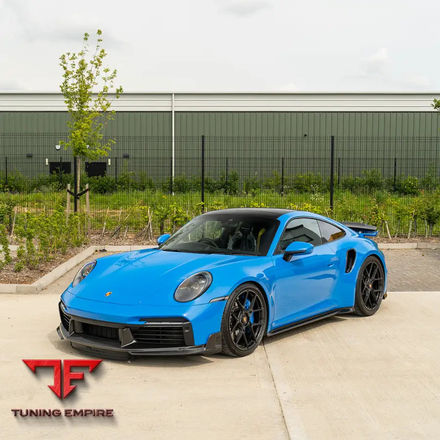 PORSCHE 911 (992) TURBO S CARBON FIBRE FRONT SPLITTER - CT CARBON