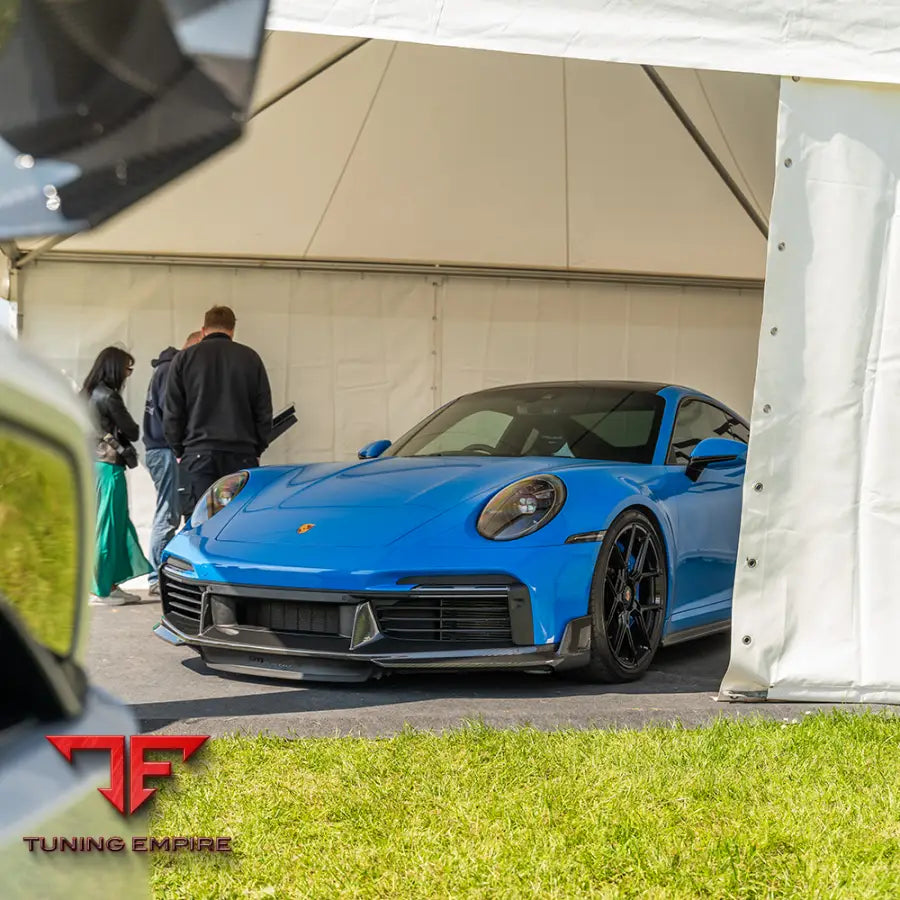 PORSCHE 911 (992) TURBO S CARBON FIBRE FRONT SPLITTER - CT CARBON