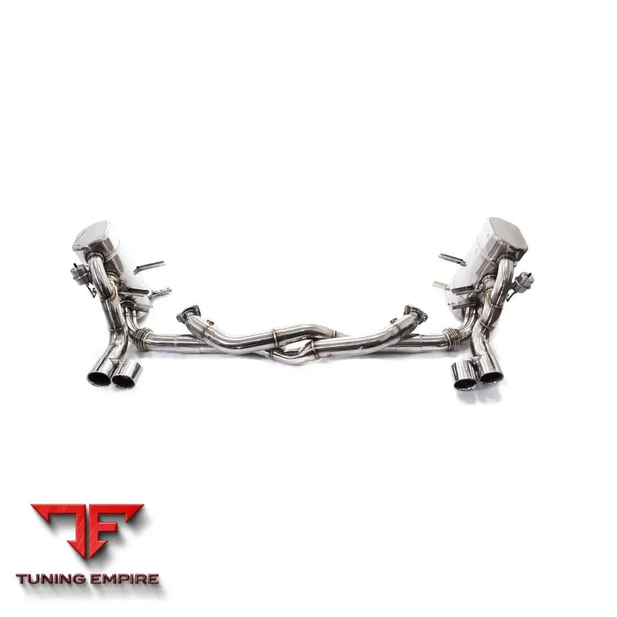 PORSCHE 911 996 3.6L STAINLESS STEEL CATBACK RAZOR EXHAUST WITH MUFFLER VALVE