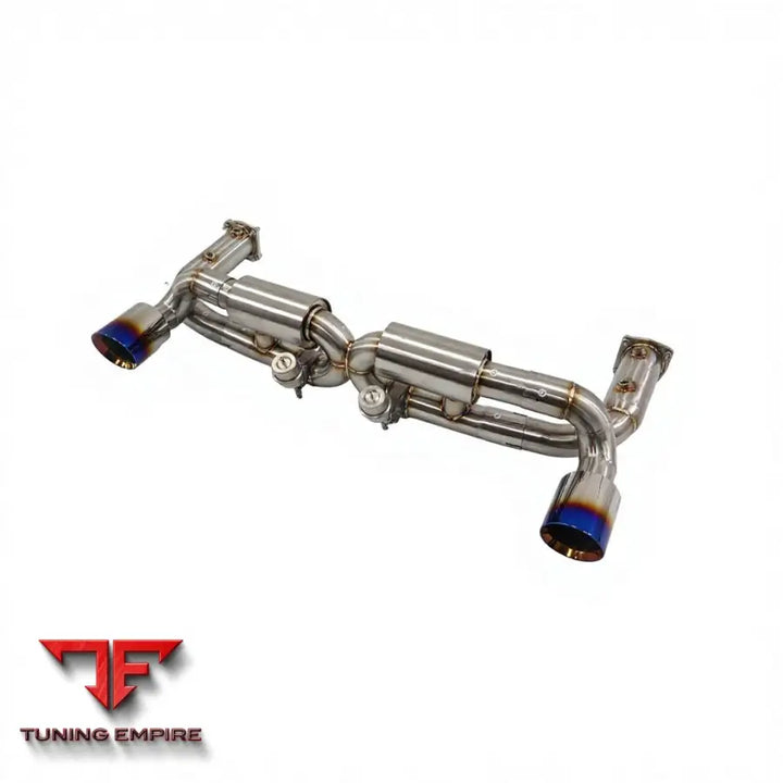 PORSCHE 911 996/997 TURBO 3.0T STAINLESS STEEL CATBACK RAZOR EXHAUST WITH MUFFLER VALVE