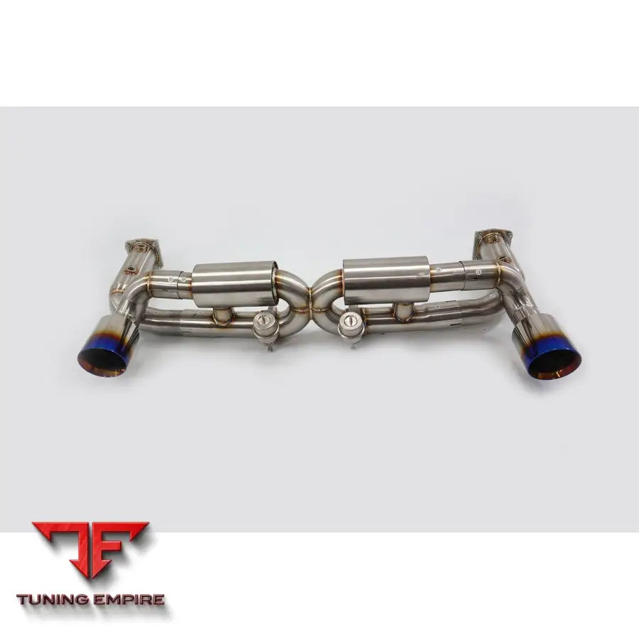 PORSCHE 911 996 TURBO 3.8T STAINLESS STEEL CATBACK RAZOR EXHAUST WITH MUFFLER VALVE