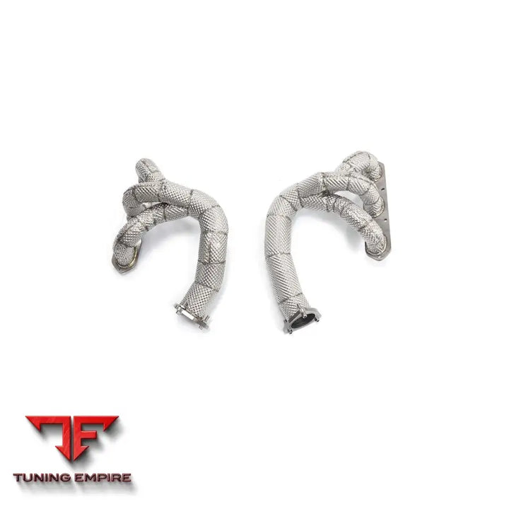 PORSCHE 911 997.1 STAINLESS STEEL HEADER RAZOR EXHAUST WITH HEAT SHIELD