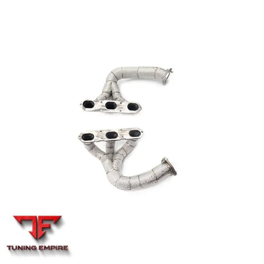 PORSCHE 911 997.1 STAINLESS STEEL RAZOR EXHAUST MANIFOLD WITH HEAT SHIELD