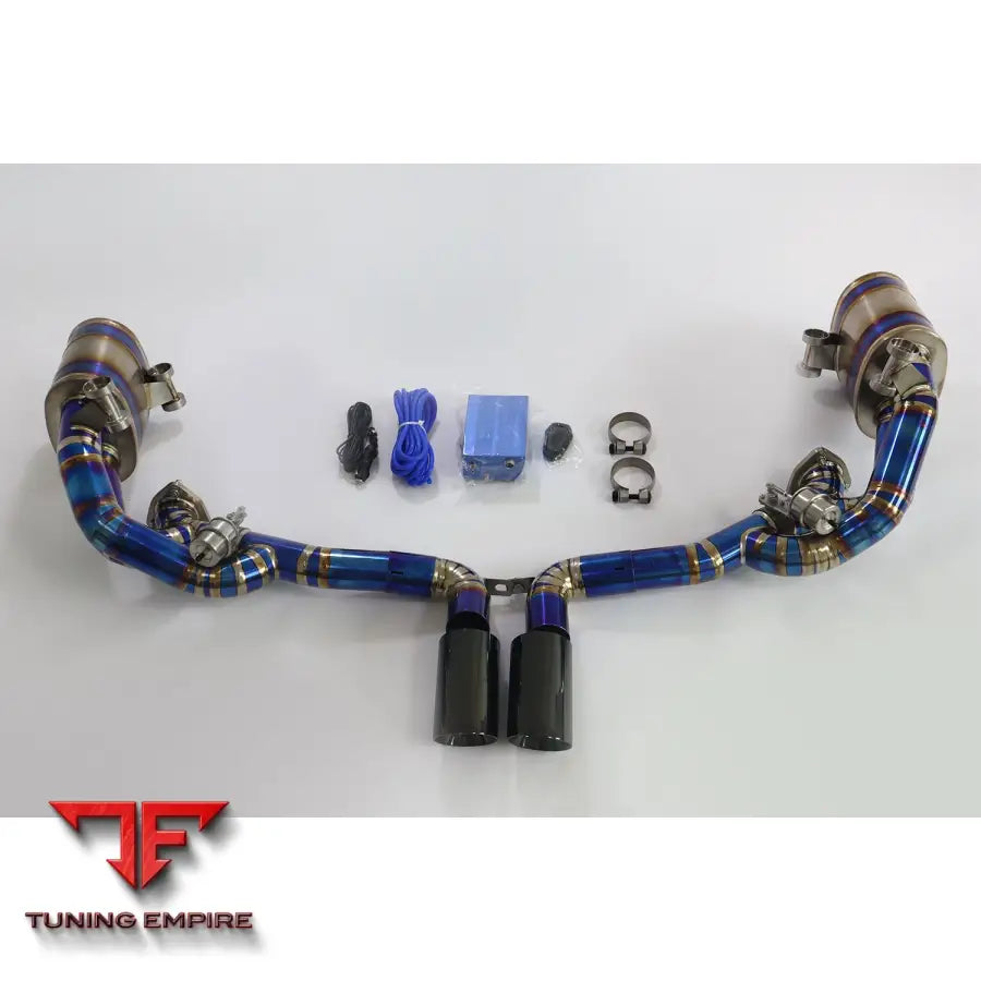 PORSCHE 911 997.2 3.6T/3.6L/3.8T/3.8L TITANIUM CATBACK RAZOR EXHAUST WITH MUFFLER VALVE