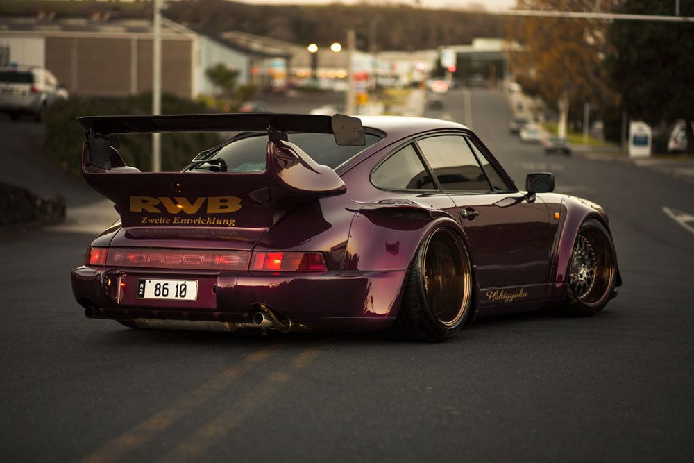 PORSCHE 911 CARRERA 4 964 on custom forged wheels