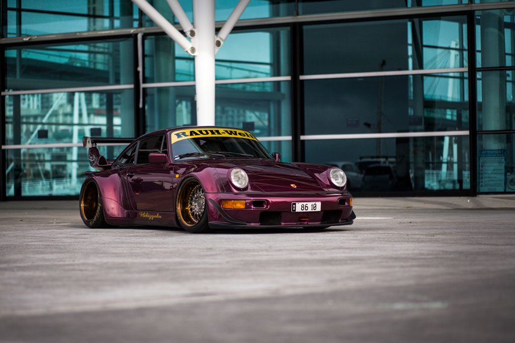PORSCHE 911 CARRERA 4 964 on custom forged wheels