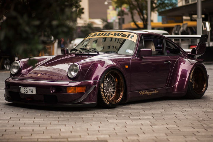 PORSCHE 911 CARRERA 4 964 on custom forged wheels