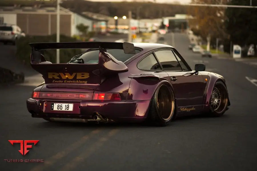 PORSCHE 911 CARRERA 4 964 on custom forged wheels