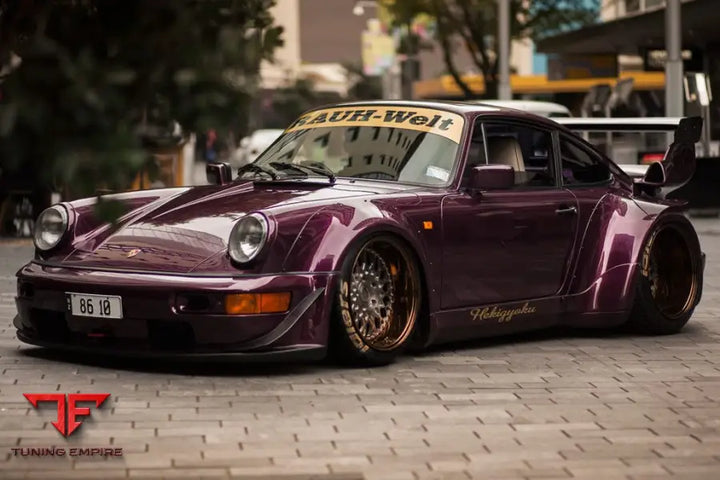 PORSCHE 911 CARRERA 4 964 on custom forged wheels
