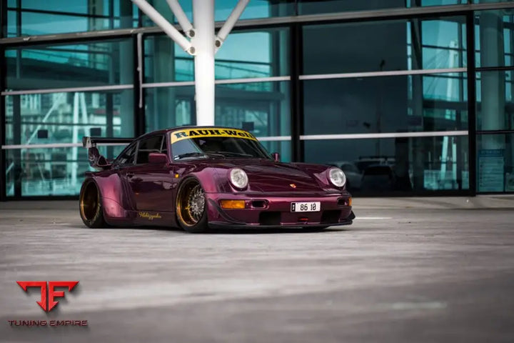 PORSCHE 911 CARRERA 4 964 on custom forged wheels