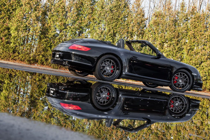 PORSCHE 911 CARRERA 4S CABRIOLET 997 on custom forged wheels