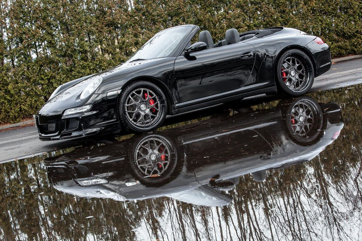 PORSCHE 911 CARRERA 4S CABRIOLET 997 on custom forged wheels