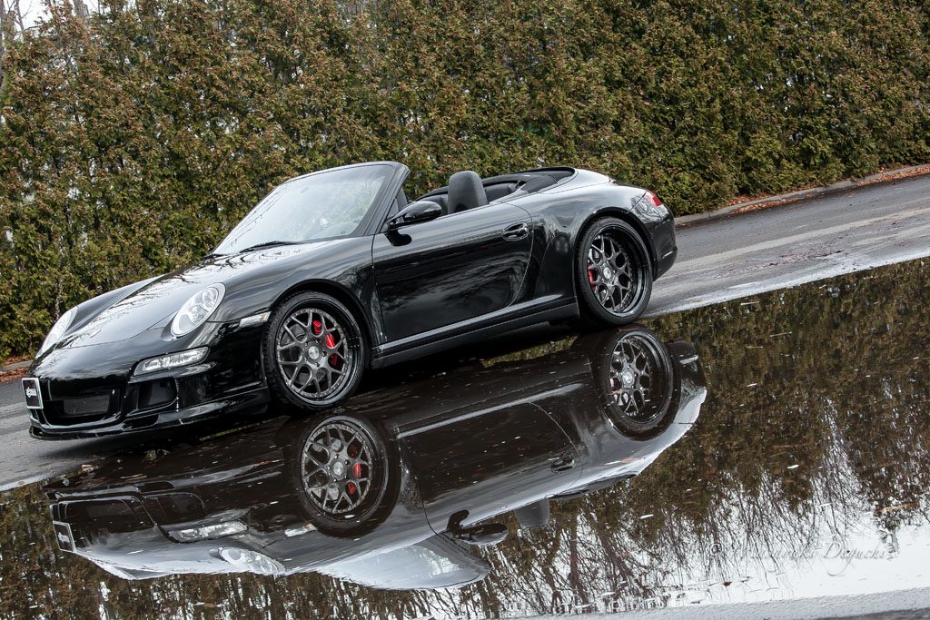 PORSCHE 911 CARRERA 4S CABRIOLET 997 on custom forged wheels