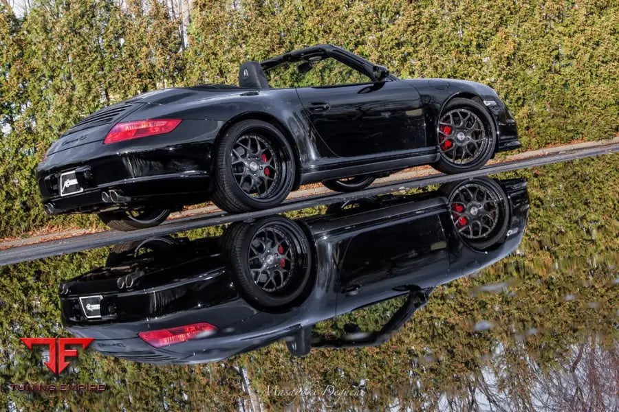PORSCHE 911 CARRERA 4S CABRIOLET 997 on custom forged wheels