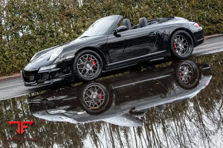 PORSCHE 911 CARRERA 4S CABRIOLET 997 on custom forged wheels