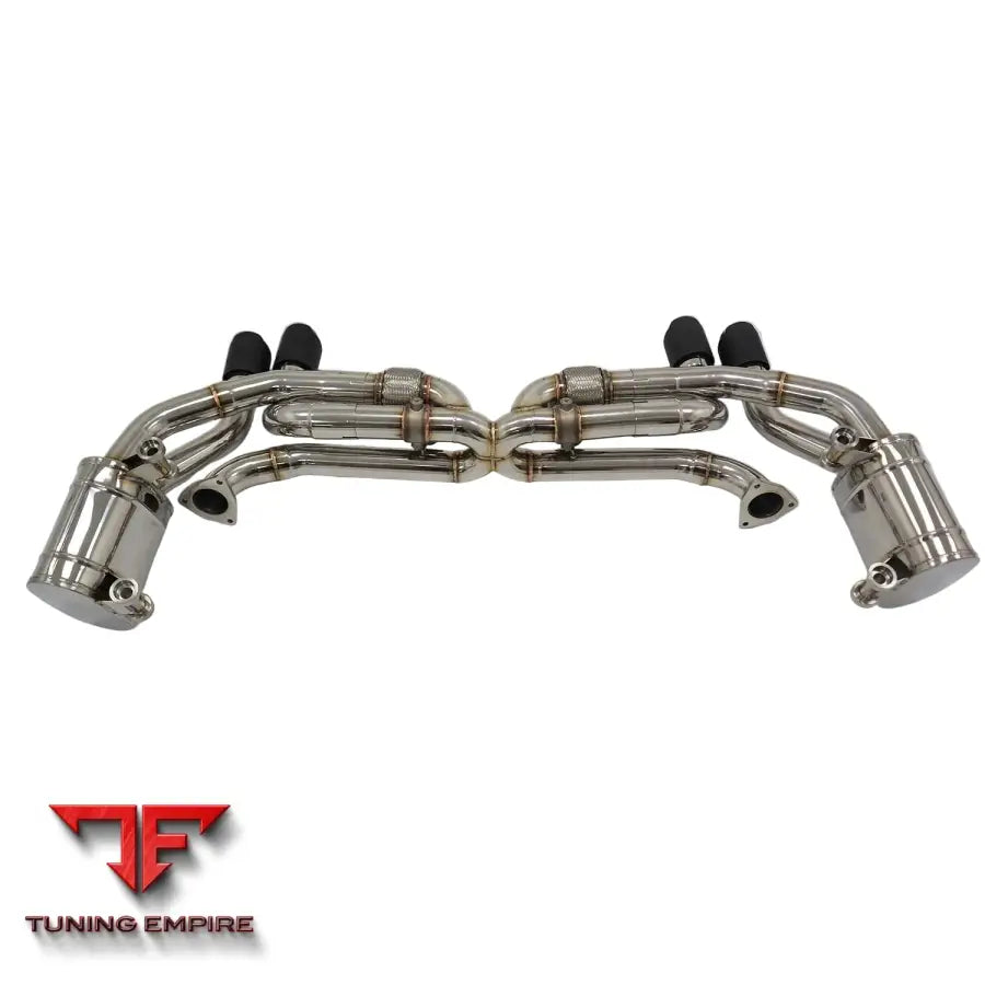 PORSCHE 911 CARRERA 991.1 3.4L STAINLESS STEEL CATBACK RAZOR EXHAUST WITH MUFFLER VALVE