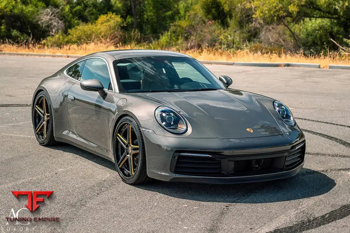Porsche 911 Carrera 992 on custom forged wheels
