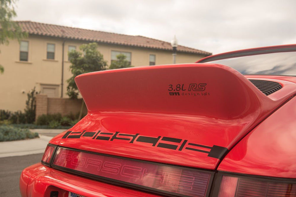 PORSCHE 911 CARRERA RS 3.8 964 on custom forged wheels