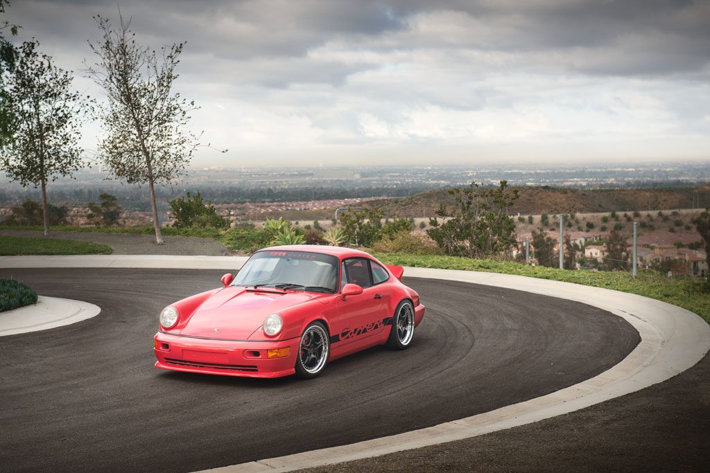 PORSCHE 911 CARRERA RS 3.8 964 on custom forged wheels