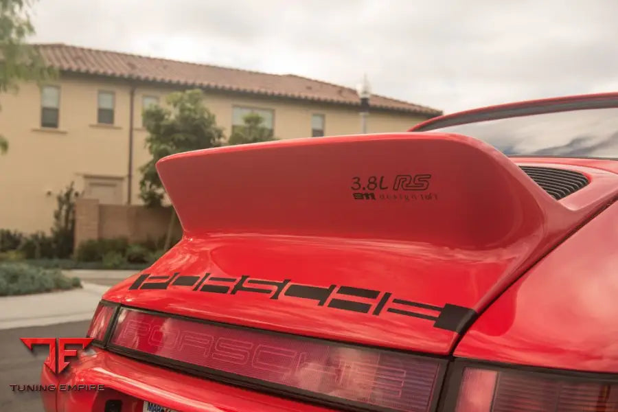 PORSCHE 911 CARRERA RS 3.8 964 on custom forged wheels
