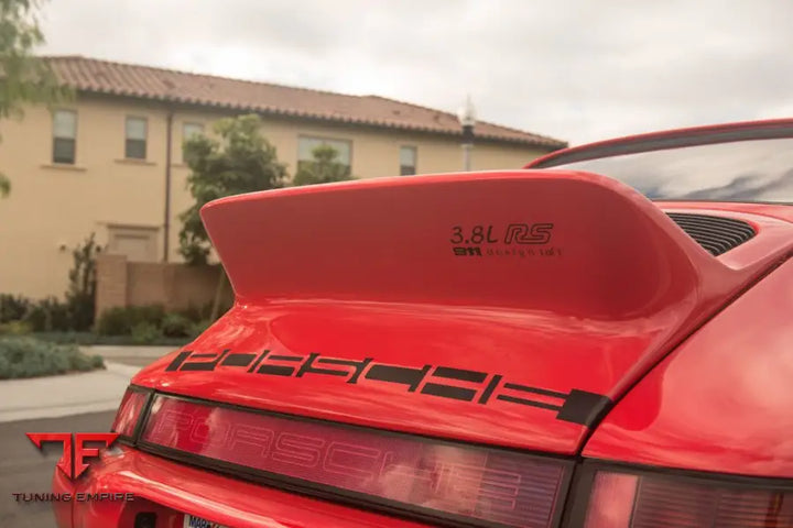 PORSCHE 911 CARRERA RS 3.8 964 on custom forged wheels