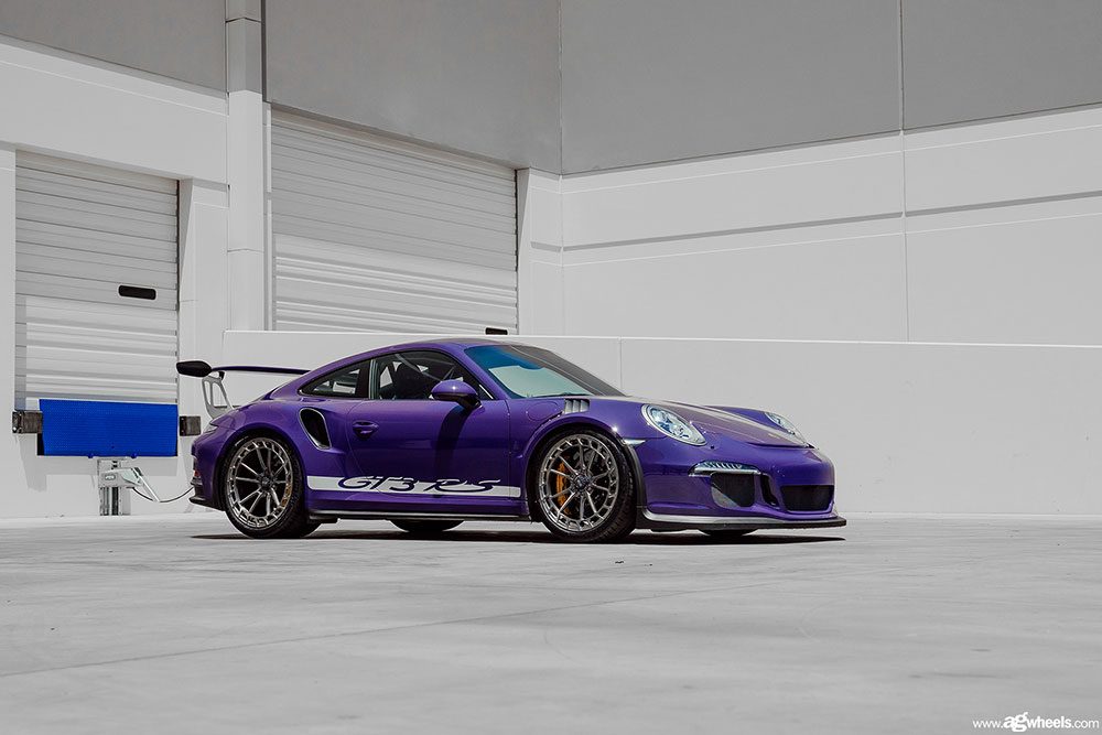 PORSCHE 911 GT3 RS 991 on custom forged wheels