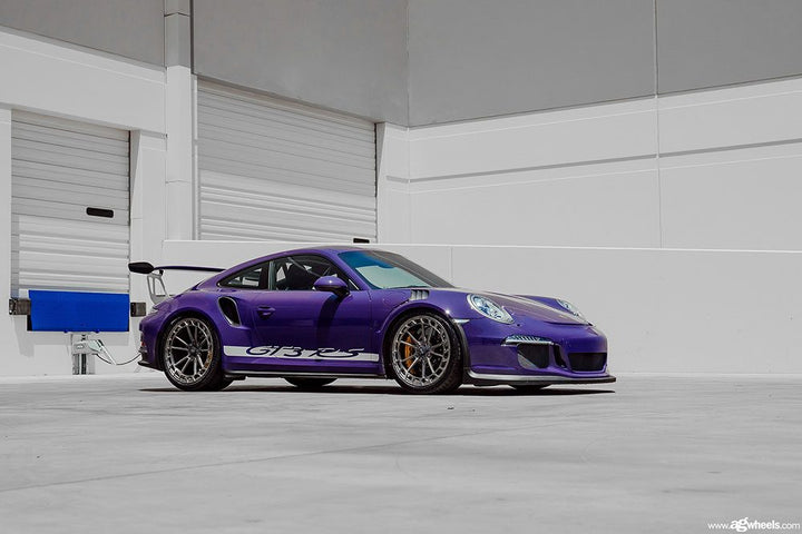 PORSCHE 911 GT3 RS 991 on custom forged wheels