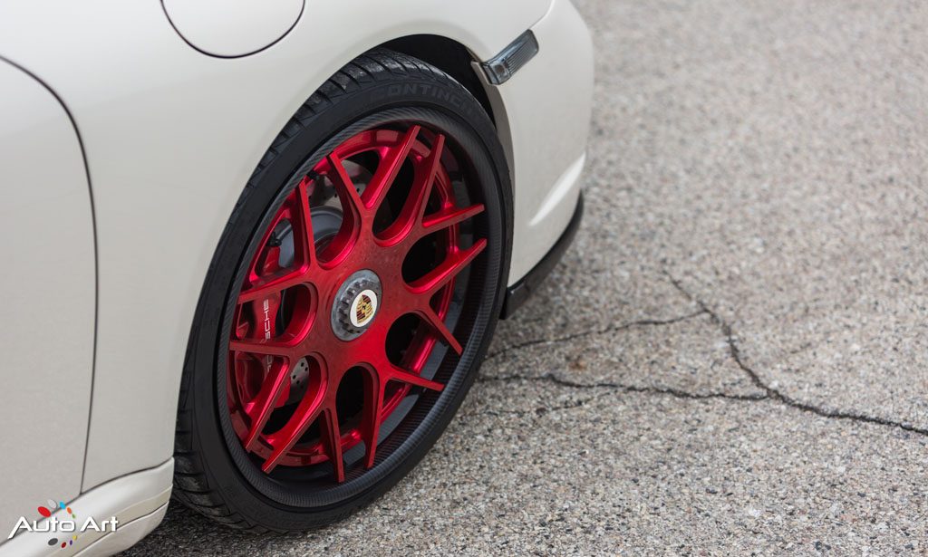 PORSCHE 911 TURBO 997 on custom forged wheels