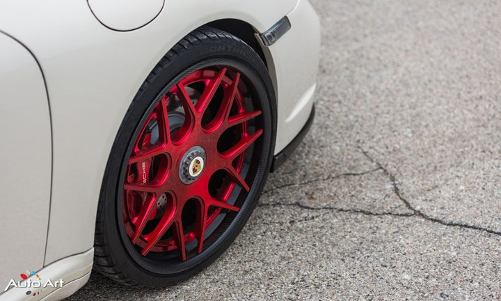 PORSCHE 911 TURBO 997 on custom forged wheels