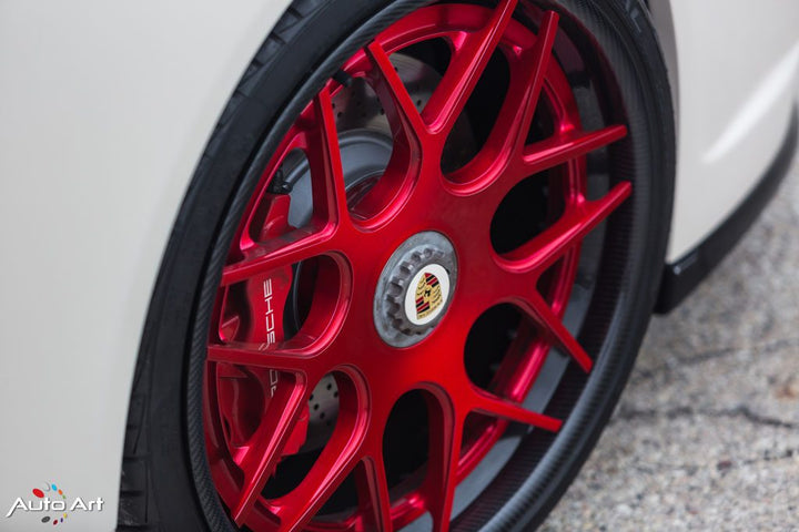 PORSCHE 911 TURBO 997 on custom forged wheels