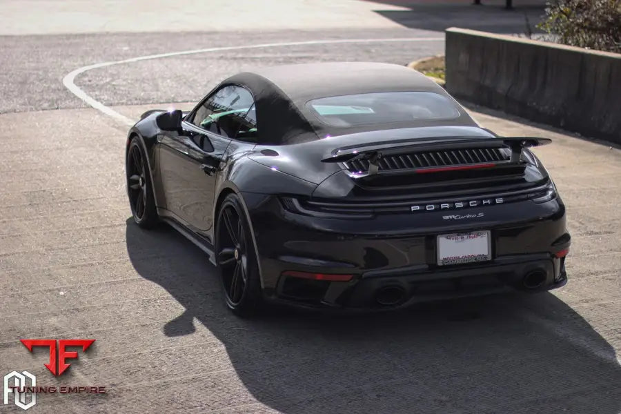 Porsche 911 Turbo S Cabriolet on custom forged wheels