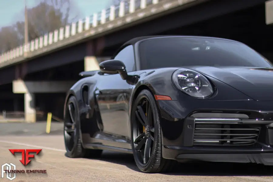 Porsche 911 Turbo S Cabriolet on custom forged wheels