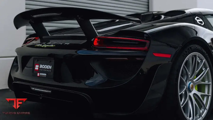 PORSCHE 918 FORGED WHEELS AND EXHAUST SYSTEM
