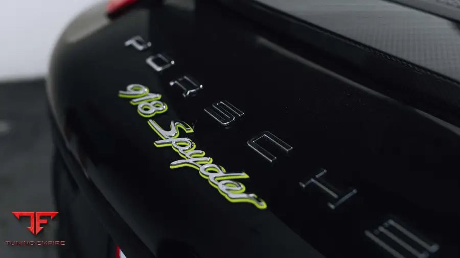 PORSCHE 918 FORGED WHEELS AND EXHAUST SYSTEM