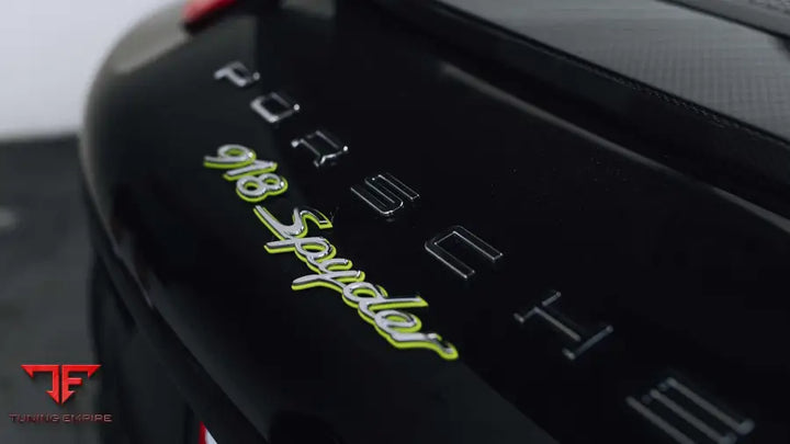 PORSCHE 918 FORGED WHEELS AND EXHAUST SYSTEM