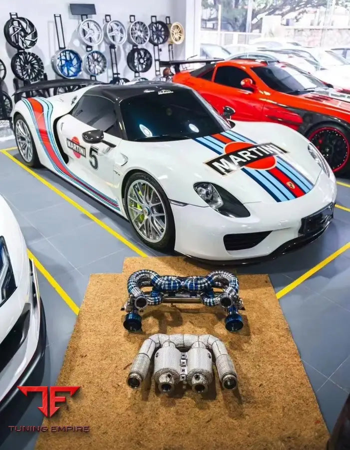 PORSCHE 918 SPYDER CAT DOWNPIPE WITH MUFFLER