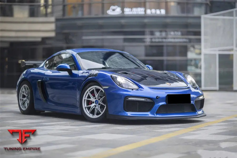 PORSCHE 981 / BOXSTER / CAYMAN GT4 STYLE CARBON FIBER QUARTER PANEL SIDE SCOOPS BSD