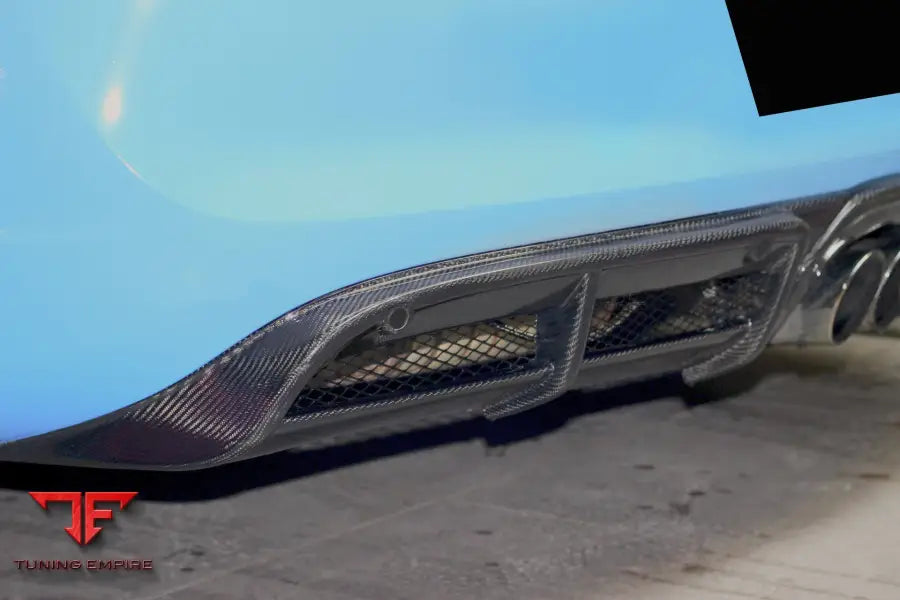 PORSCHE 981 / BOXSTER / CAYMAN GT4 STYLE CARBON FIBER REAR DIFFUSER BSD