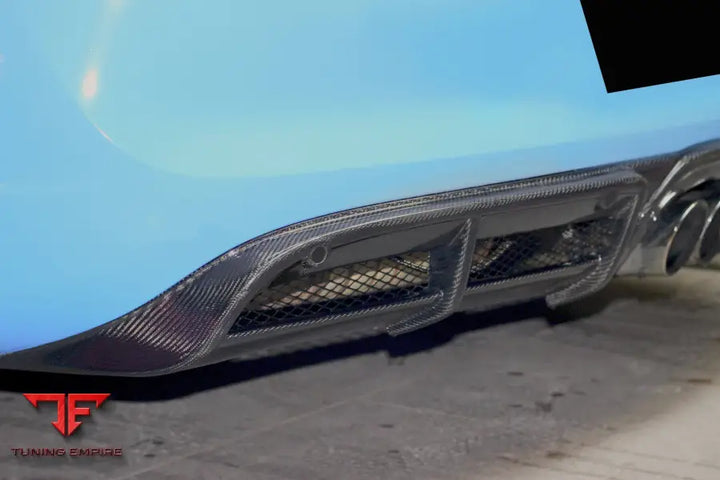 PORSCHE 981 / BOXSTER / CAYMAN GT4 STYLE CARBON FIBER REAR DIFFUSER BSD