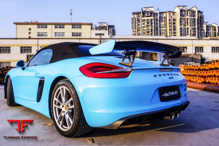PORSCHE 981 / BOXSTER / CAYMAN GT4 STYLE CARBON FIBER TRUNK SPOILER BSD