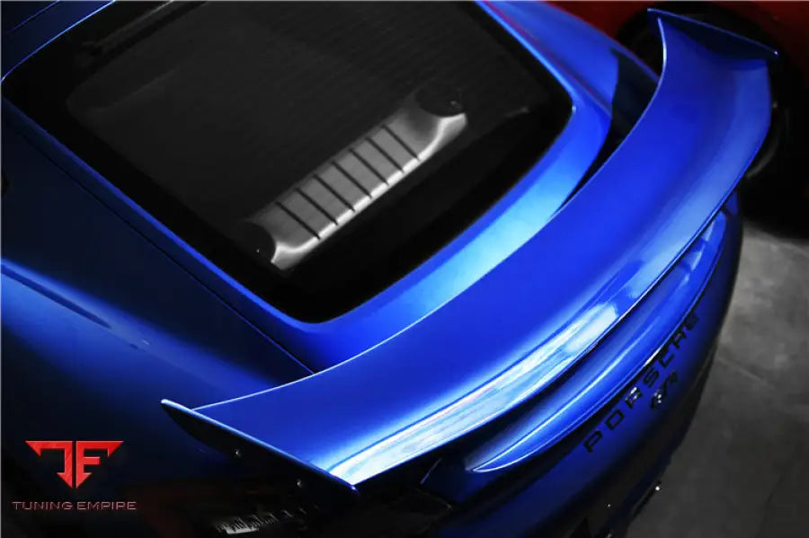 PORSCHE 981 / BOXSTER / CAYMAN GT4 STYLE CARBON FIBER TRUNK SPOILER BSD