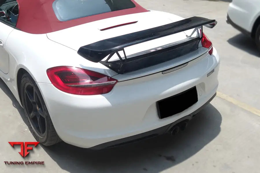 PORSCHE 981 / BOXSTER TA STYLE STYLE CARBON FIBER TRUNK SPOILER WING BSD