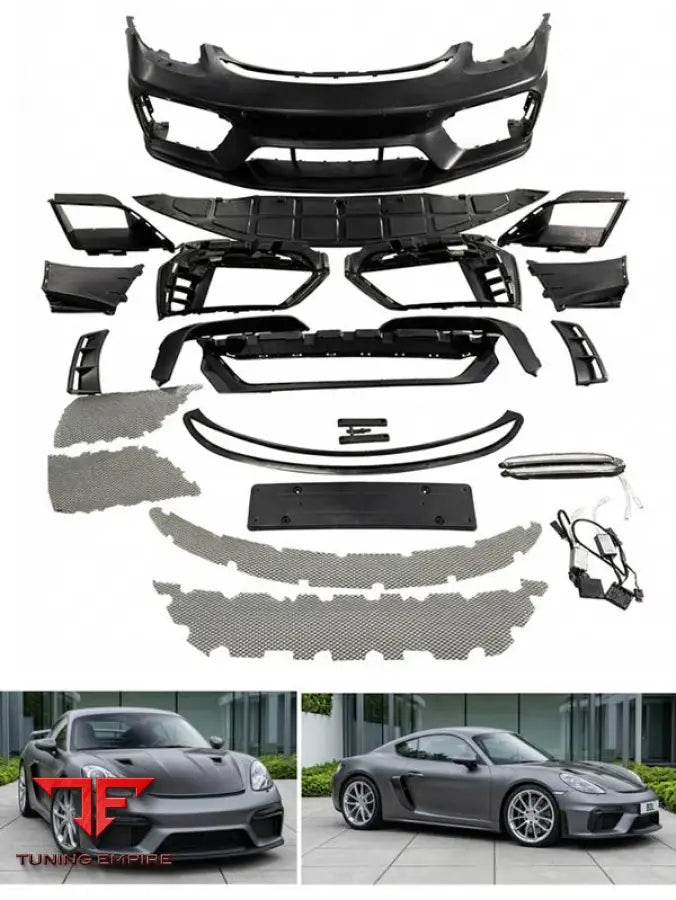 PORSCHE 981 UPGRADE TO 718 GT4 STYLE BODY KIT