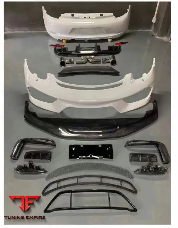 PORSCHE 981 UPGRADE TO 718 GT4 STYLE PART CARBON KIT