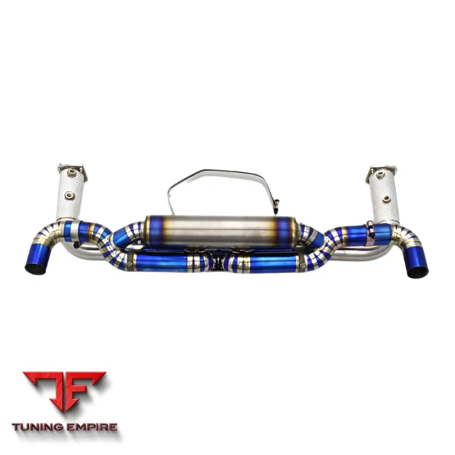 PORSCHE 911 991.2 TURBO S 3.8T DOWNPIPE TITANIUM EXHAUST SYSTEM 2017-2019